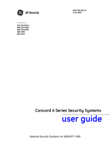 GE Security Concord 4 User manual