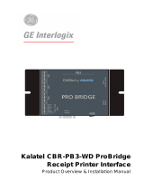GE Interlogix Calibur CBR-PB3-WD User manual