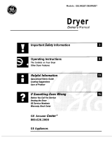 GE DBLR453GT User manual