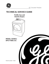 GE DPGT750EC/GC User manual