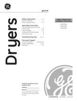 GE DSKS333ECWW User manual