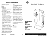 GE GE106693 User manual