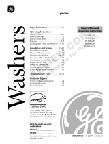 GE WCVH6260 User manual