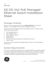 GE -DS-242-POE User manual