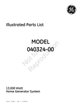 GE General Electric Portable Generator 040324-00 User manual