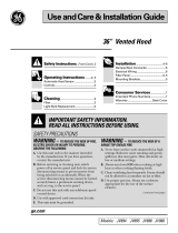 GE JV694 User manual