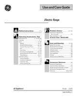 GE JDS26 User manual