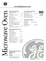 GE JES1334WD - 1.3 cu. Ft. Countertop Microwave Oven User manual