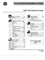 GE JG5P38 User manual