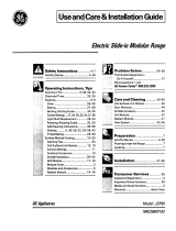 GE JSP69 User manual