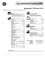 GE JVM153K User manual