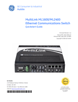 GE ML1600 User manual