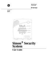 GE Simon 60-875 User manual