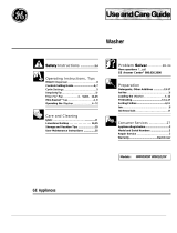 GE WA5800R User manual