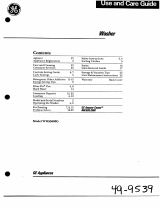 GE WWA5600G User manual