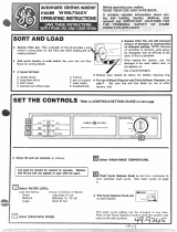 GE WWA7060V User manual