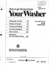 GE WWA8300G User manual
