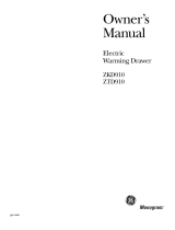 Monogram ZTD910WFWW Owner's manual
