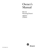 Monogram ZTD910 User manual