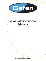 Gefen 4x4 HDTV KVM Matrix User manual