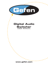 Gefen Digital Audio Switcher User manual