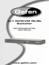 Gefen EXT-DVIKVM-441DL User manual