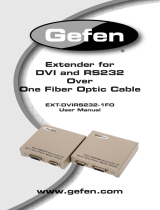 Gefen EXT-DVIRS232-1FO User manual