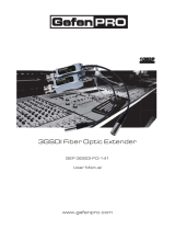 Gefen GEF-3GSDI-FO-141 User manual