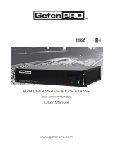 Gefen Pro GEF-DVIKVM-848DL User manual