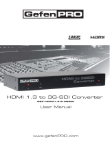 Gefen GEF-HDMI1.3-2-3GSDI User manual