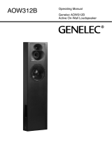 Genelec AOW312B Active On-Wall Speaker User manual