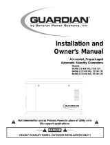 Generac Power Systems Guardian 04456-1 User manual