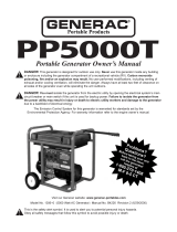 Generac PP5000T User manual