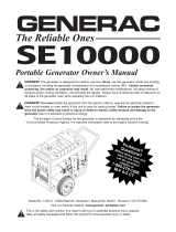 Generac Power Systems SE10000 User manual