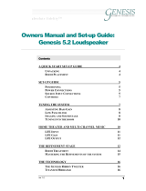 Genesis 5.2 Convertible User manual