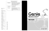 Genie TMZ-34, TMZ-19 User manual