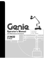 Genie Z-34/22 User manual