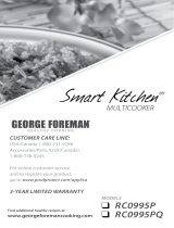 George Foreman RC0995P Owner's manual