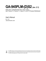 Gigabyte GA-945PLM-S2 User manual