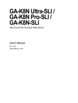 Gigabyte GA-K8N-SLI User manual