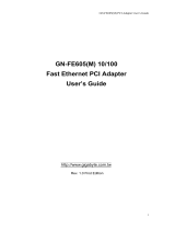 Gigabyte GN-FE605 User manual