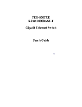 Trendnet TEG-S50TXE User manual