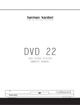 Harman Kardon DVD 22 User manual