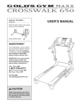 Gold's Gym CWTL05607 User manual