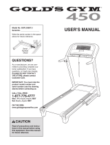 Gold's Gym GGTL03607.2 User manual