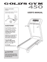 Gold's Gym 600LT PFTL70010.0 User manual