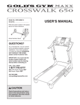 Gold's Gym CWTL05607 User manual