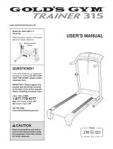 Pro-Form 20.0 Vt Treadmill User manual