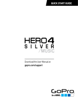 GoPro Hero 4 Silver Music Owner's manual