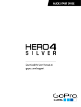 GoPro Hero 4 Silver Quick start guide